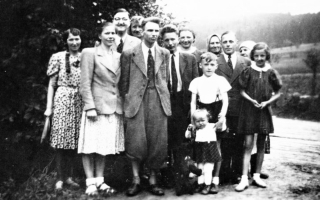 Vlachovo Březí rodina Chánova 1943
